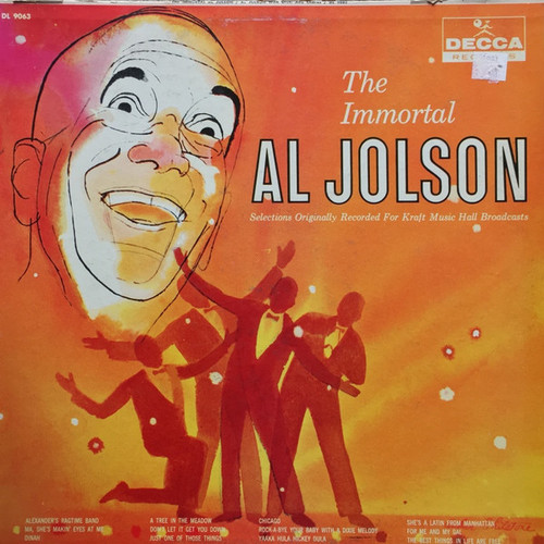 Al Jolson - The Immortal Al Jolson - Decca - DL 9063 - LP, Album, Comp, Mono, Styrene, Glo 1140299588