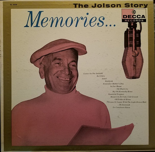 Al Jolson - The Jolson Story: Memories... - Decca - DL 9038 - LP 1140300821