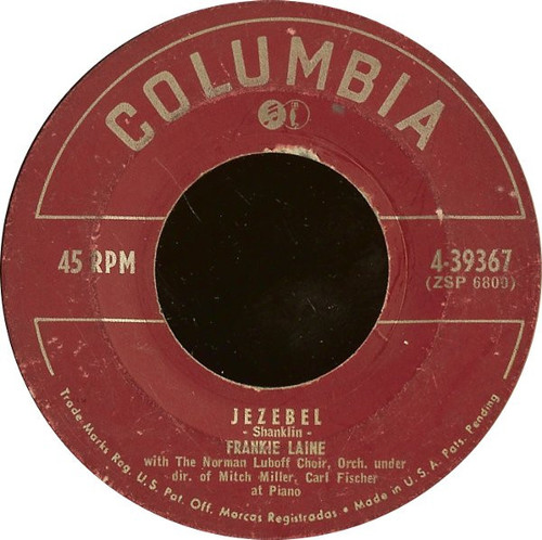 Frankie Laine - Jezebel (7", Single)