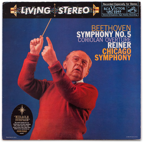 Ludwig van Beethoven, Fritz Reiner, The Chicago Symphony Orchestra - Symphony No. 5, In C Minor, Op. 67 / Coriolan Overture, Op. 62 - RCA Victor Red Seal, RCA Victor Red Seal - LSC-2343, LSC 2343 - LP 1141207703