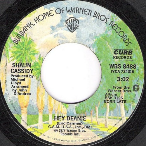 Shaun Cassidy - Hey Deanie / Strange Sensation - Warner Bros. Records, Curb Records - WBS 8488 - 7", Single, Styrene, Mon 1142361424