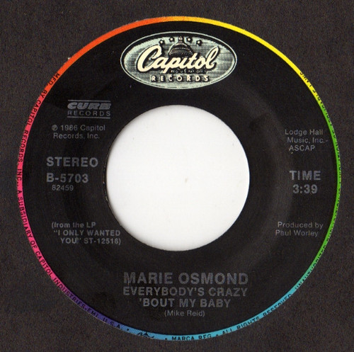 Marie Osmond - Everybody's Crazy 'Bout My Baby (7", Single, Spe)