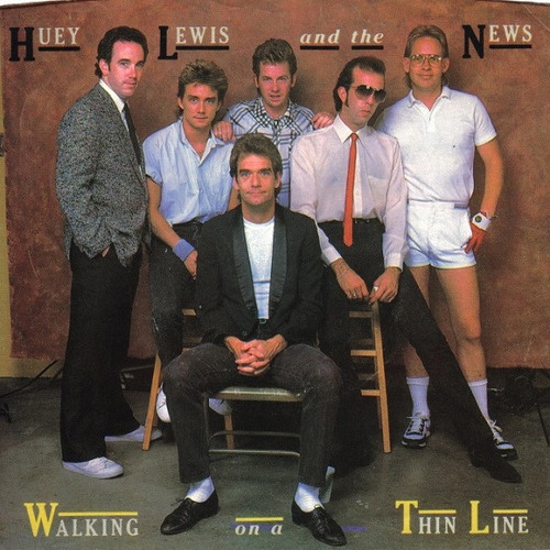 Huey Lewis & The News - Walking On A Thin Line - Chrysalis, Chrysalis - VS4 42825, VS4-42825 - 7", Single, Pit 1142726603