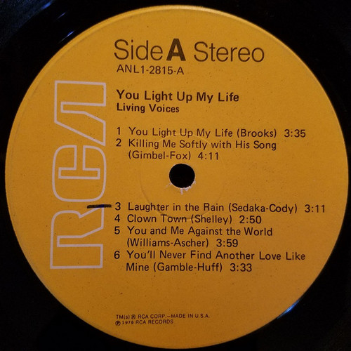 Living Voices - You Light Up My Life (LP)