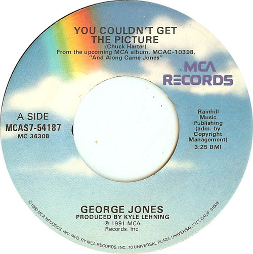 George Jones (2) - You Couldn't Get The Picture - MCA Records - MCAS7-54187 - 7" 1143320876