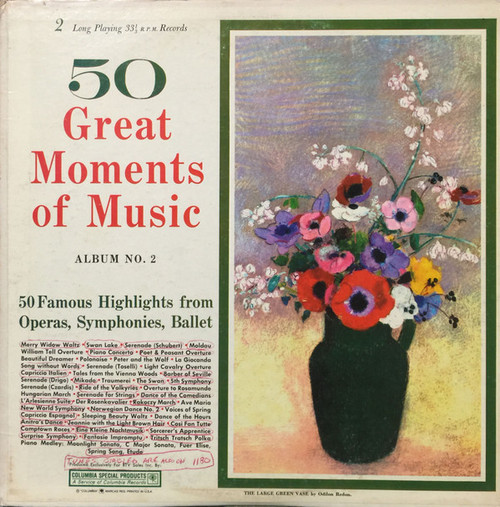 Various - 50 Great Moments Of Music, Album No. 2 - Columbia Special Products - none - 2xLP, Comp 1144792895