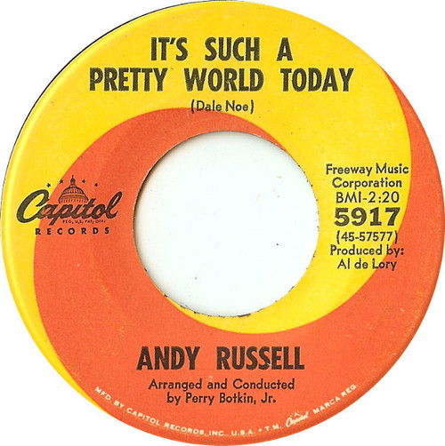 Andy Russell (2) - It's Such A Pretty World Today (7", Single, Scr)