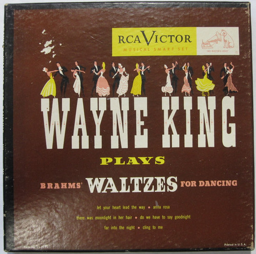 Wayne King And His Orchestra - Wayne King Plays Brahms Waltzes For Dancing (3x7", Album)