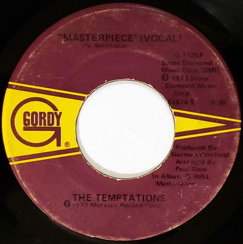 The Temptations - Masterpiece - Gordy - G 7126F - 7", Single 1146728201