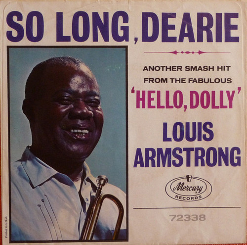Louis Armstrong - So Long Dearie (7", Single, RE)