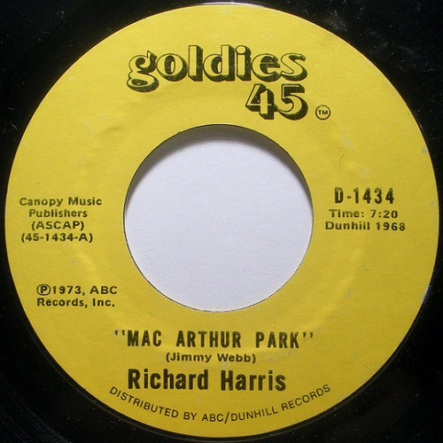 Richard Harris - Mac Arthur Park / The Yard Went On Forever - Goldies 45 - D-1434 - 7", RE 1146766617