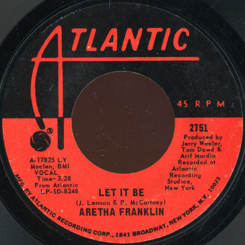 Aretha Franklin - Let It Be (7", LY )