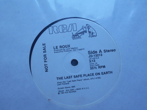 Le Roux - The Last Safe Place On Earth - RCA - JD-13213 - 12", Promo 1147889427