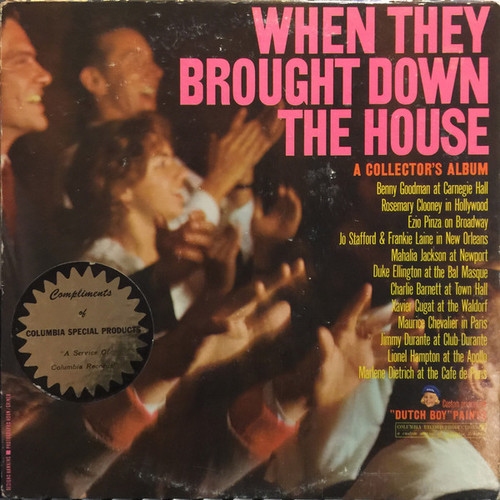 Various - When They Brought Down The House - Columbia Record Productions - XTV 69449  - LP, Comp, Ltd 1149034462
