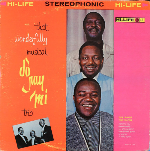 The Do-Ray-Mi Trio* - The Do-Ray-Mi-Trio (LP, Album, RE)