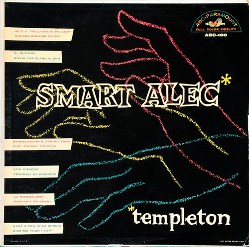 Alec Templeton - Smart Alec - ABC-Paramount - ABC-100 - LP, Album 1150922127