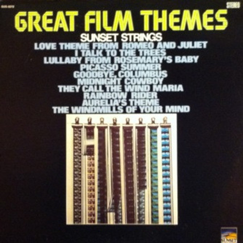 Sunset Strings* - Great Film Themes (LP, Comp)