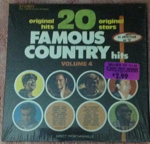 Various - 20 Famous Country Hits Volume 4 (LP, Comp)