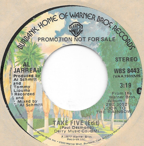 Al Jarreau - Take Five (7", Promo)