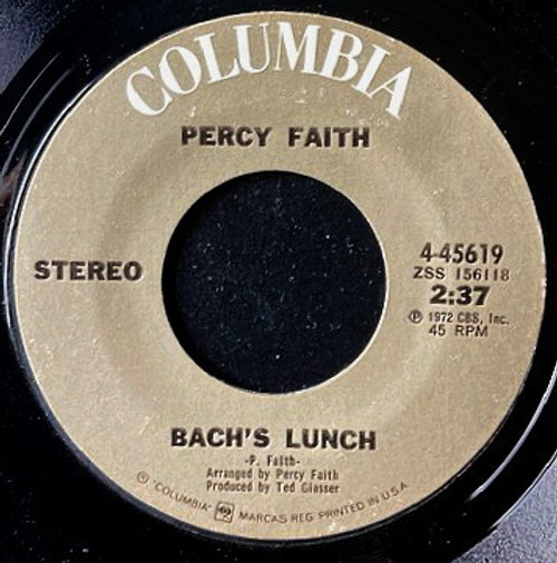 Percy Faith - Bach's Lunch (7")