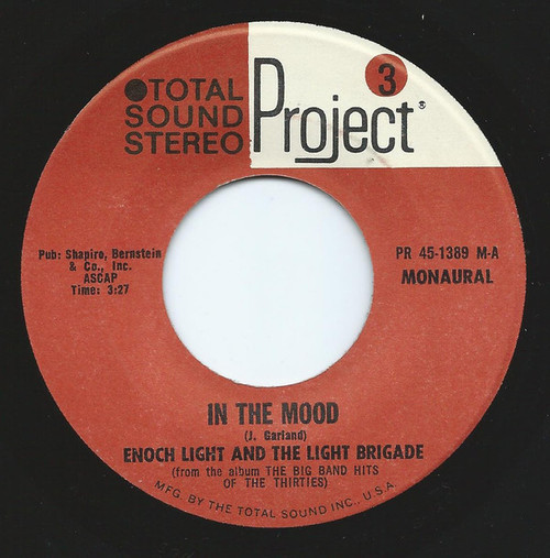 Enoch Light And The Light Brigade - In The Mood (7", Single, Mono)