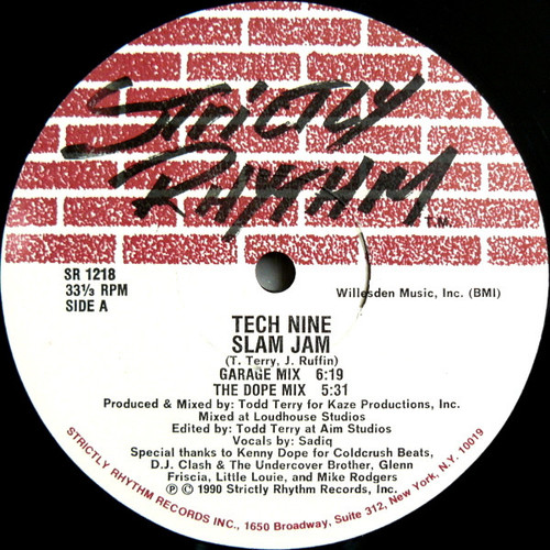Tech Nine - Slam Jam - Strictly Rhythm - SR 1218 - 12" 1155573965