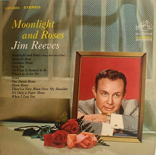 Jim Reeves - Moonlight And Roses (LP, Album, RE)