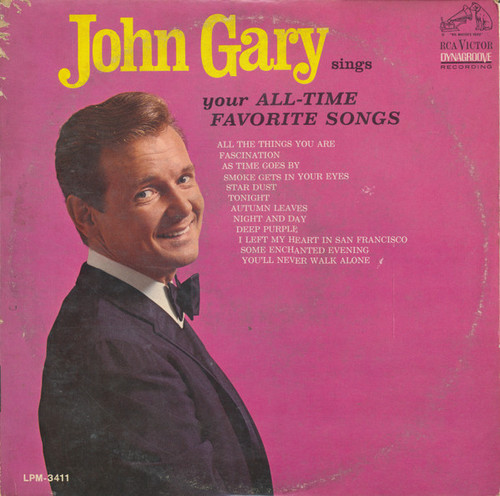 John Gary - Sings Your All-Time Favorite Songs - RCA Victor, RCA Victor - LPM-3411, LPM 3411 - LP, Album, Mono, Roc 1156876086
