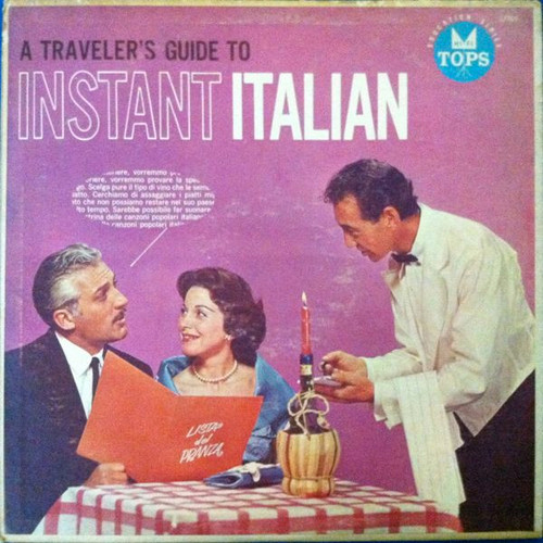 No Artist - A Traveler's Guide To Instant Italian - Tops Records - L1703 - LP, Album 1156887343