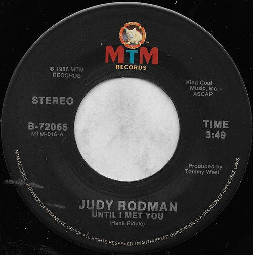 Judy Rodman - Until I Met You - MTM Records - B-72065 - 7", Single 1156913010