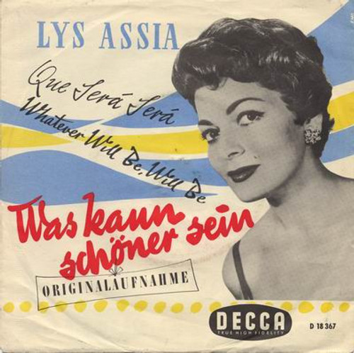 Lys Assia - Was Kann Schöner Sein (7", Single, Mono, Blu)