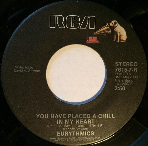 Eurythmics - You Have Placed A Chill In My Heart (7")
