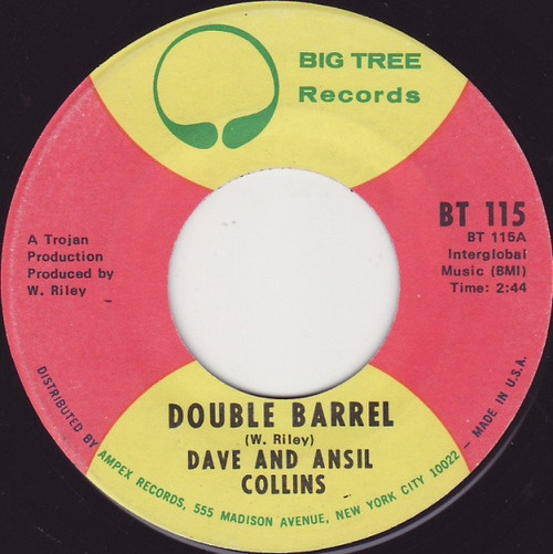 Dave And Ansil Collins* - Double Barrel (7", ARP)
