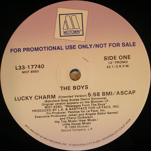 The Boys - Lucky Charm (12", Single, Promo)