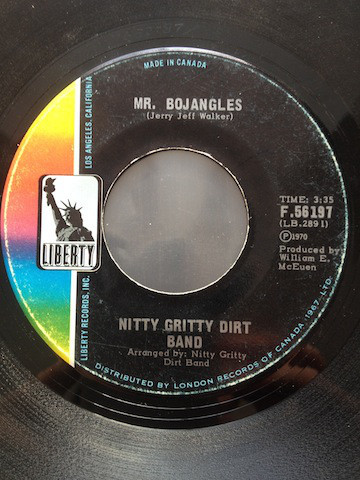 Nitty Gritty Dirt Band - Mr. Bojangles (7", Single)