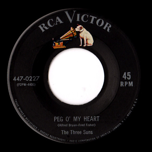 The Three Suns - Peg O' My Heart / Canadian Capers (7", RE)