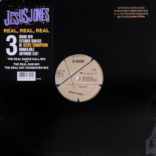 Jesus Jones - Real, Real, Real - SBK Records - V-19742 - 12", Single 1160621972