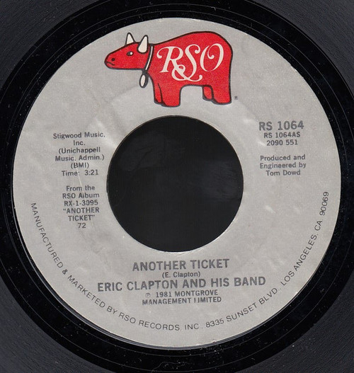 Eric Clapton And His Band - Another Ticket - RSO - RS 1064 - 7", Single, Styrene, 72  1161371113