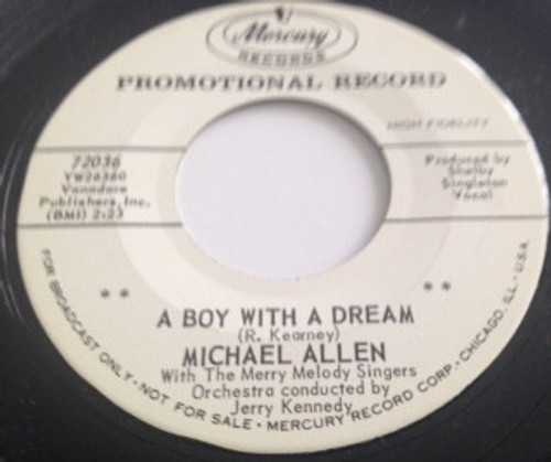 Michael Allen (17) - A Boy With A Dream (7", Promo)