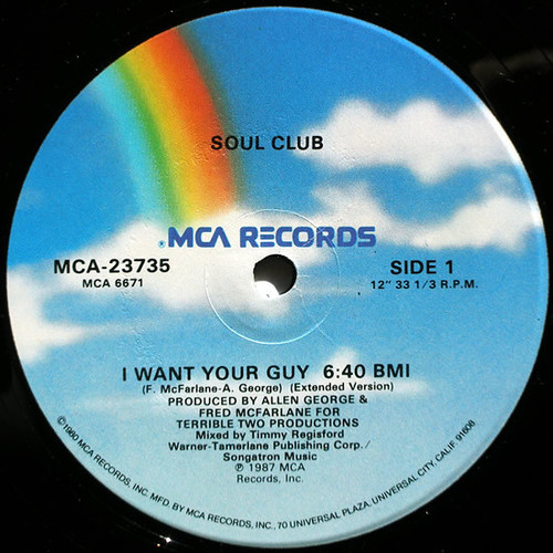 Soul Club - I Want Your Guy (12", Single)