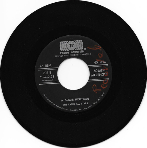 The Latin All Stars - Compadre Pedro Juan / A Bailar Merengue (7", Single, Mono)