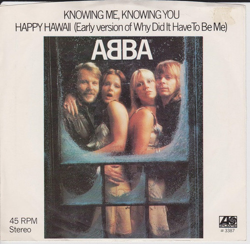 ABBA - Knowing Me, Knowing You - Atlantic, Atlantic - 3387, #3387 - 7", Single, SP 1165428531