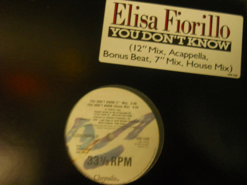 Elisa Fiorillo - You Don't Know (12", Promo)