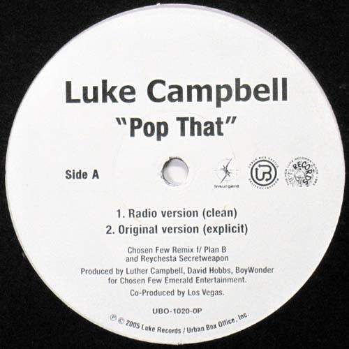 Luke Campbell* - Pop That (12")