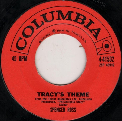 Spencer Ross - Tracy's Theme / Thanksgiving Day Parade - Columbia - 4-41532 - 7", Single 1168265340