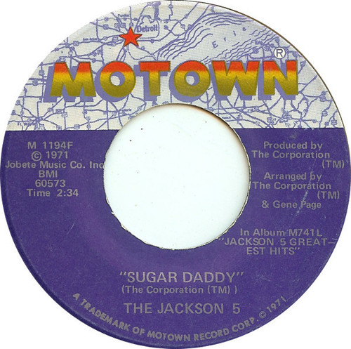 The Jackson 5 - Sugar Daddy / I'm So Happy - Motown - M 1194F - 7", Single 1168821161