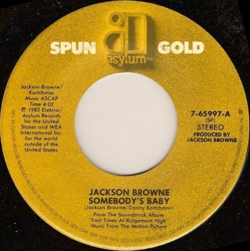 Jackson Browne - Somebody's Baby / Redneck Friend (7", Single, RE)