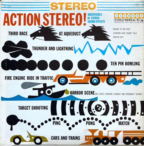 No Artist - Action Stereo! (Adventures In Stereo Sound Effects) - Columbia, Harmony (4) - HS 11043 - LP 1169836024