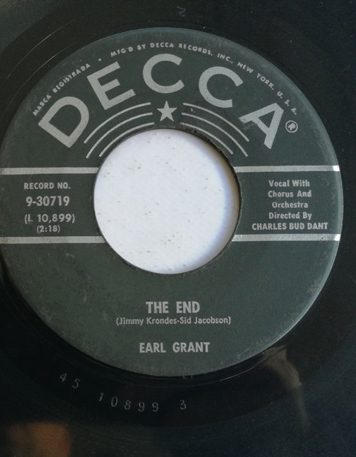 Earl Grant - The End (7", Glo)