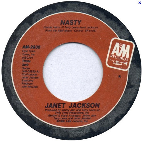 Janet Jackson - Nasty - A&M Records - AM-2830 - 7", Single 1171031201